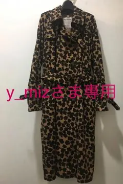 y_mizさま専用！muveil レオパード柄 トレンチコート 38サイズのサムネイル