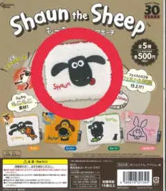 ひつじのショーン　もこもこスクエアポーチ