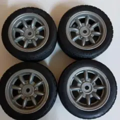 TAMIYA Mシャーシミニクーパー 　ラジコン　ホイールタイヤ４本セットのサムネイル