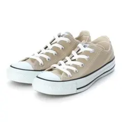新品　コンバース　キャンバス　オールスター　カラーズ　OX　ベージュ　24.0