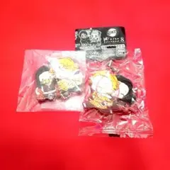 鬼滅の刃　我妻善逸 / 竈門禰豆子　ラバーマスコット　カプセル　2点