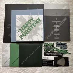 HAPPY BURSTDAY 3形態　フォトブック、CD、ステッカー