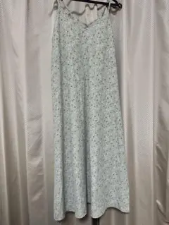 花柄キャミワンピース ミントグリーン　ハニーズ
