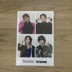Aぇ! group Runway 特典 フォトシート