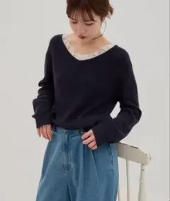 Discoat 「umm.」レースドッキングプルオーバー 今期