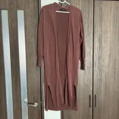 【小さなほつれあり】green label relaxing ロングカーディガン