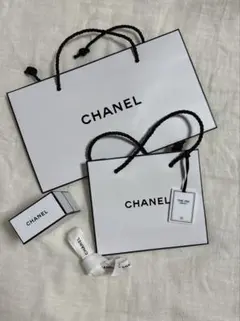 CHANEL ショップ袋、空箱、リボンセット