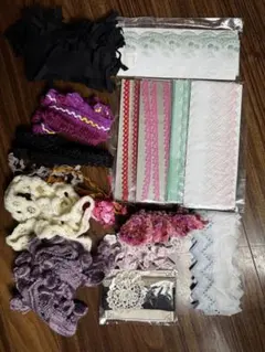 手芸素材セット レース リボン