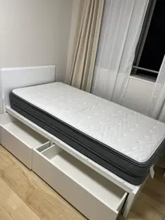 藤沢市引取のみニトリシングルマットレス 高反発 引き出し付き