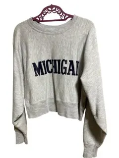 SHINZONE Champion MICHIGAN クロップドスウェット
