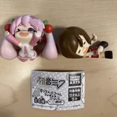初音ミク　すってんころりんフィギュア2 桜ミク　MEIKO