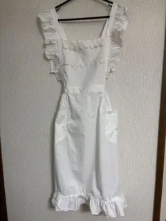 PIERRE BALMAIN フリル付きエプロン