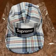 シュプリーム Camp Cap チェック　locharron 新品未使用