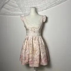 激レア✨リズリサ/総レースキャミワンピース/リボン/森ガール/姫ギャル/平成花柄 激レア✨リズリサ/総レースキャミワンピース/リボン/森ガール/姫ギャル