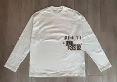 JIL SANDER/ジルサンダー　ロングスリーブTシャツ クルーネック 白