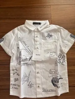 【新品タグ付き】BeBe 半袖シャツ 110