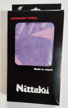 Nittaku ジャカードタオル ピンク 35×85 cm