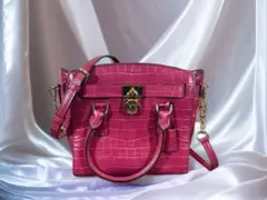 美品‼︎◆MICHAEL KORS◆絶品‼︎クロコ2way ショルダーハンドバッグ