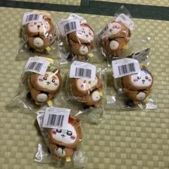 【新品】ちいかわ　たぬきだもんくじ C賞　ぜったいたぬきなマスコット　7点セット
