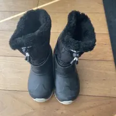 スノーブーツ　ブラック　21-22cm