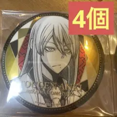 桃源暗鬼　渋谷TSUTAYA メタリック缶バッジ　4個セット 桃寺神門