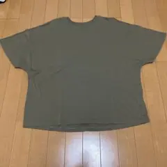 UNIQLO ユニクロ　コットンリラックスT/5分袖　L