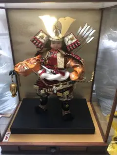 五月人形 伝統的武士衣装 ガラスケース付き - メルカリ