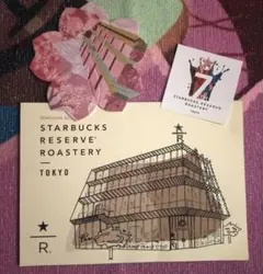 スターバックスリザーブロースタリー 東京 7周年 コースター ステッカー カード