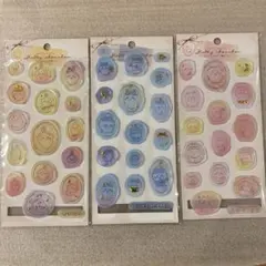 【ちいかわ】メルティシュシュ　シーリングスタンプ風シール3種類セット