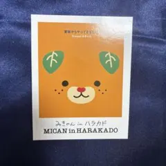 みきゃん　ステッカー　ハラカド