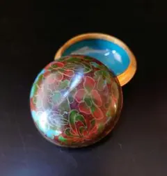 七宝焼 景泰藍 リンゴ 香合 小物入れ 蓋置 未使用品 - メルカリ