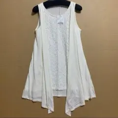 未使用　イーアールジー　トップス　タンクトップ　チュニック　2WAY　レディースのサムネイル