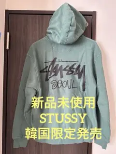 新品未使用 韓国限定発売 ステューシー STUSSY stussy パーカー