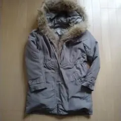 ダウンジャケット ファー付きフード美品