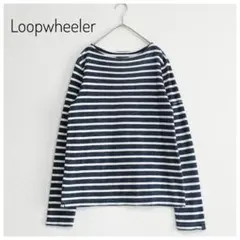 【新品】LOOPWHEELER ボートネック 長袖カットソー オレンジ Mサイズ 新品】LOOPWHEELER ボートネック 長袖カットソー オレンジ Mサイズ