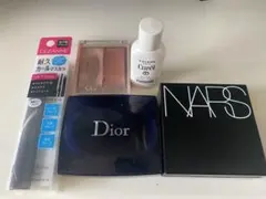 コスメセット　新品　セザンヌ　マスカラ2本他　NARS  DIOR  Curel