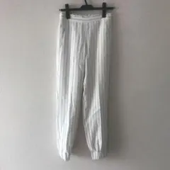 MACPHEE ピンストライプテーパードパンツ　トゥモローランド