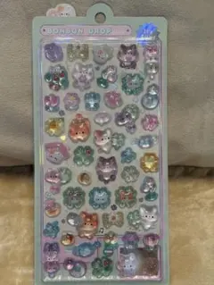 【正規品】ボンボンドロップシール　ねこねこ