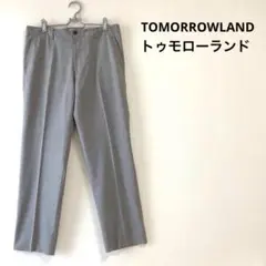 TOMORROWLAND トゥモローランド スラックス　パンツ　グレー　サイズMのサムネイル