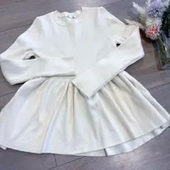 大人気　GU ペプラムトップス　ペプラムセーター　ペプラム