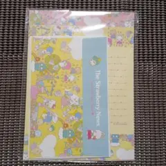 【サンリオ】いちご新聞　むかしのラッピング柄レターセット