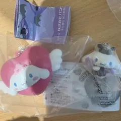 シナモロール　ガチャガチャ　2点セット