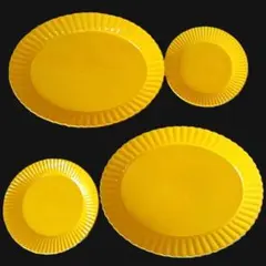 花やか皿 大小4枚 向日葵 新品 8月のサムネイル