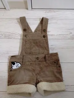 ♥ディズニー　ボア　裏地付き　コーデュロイ　オーバーオール　サロペット♥