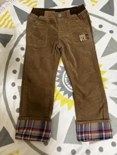 DOUBLE.B コーデュロイパンツ ブラウン　130