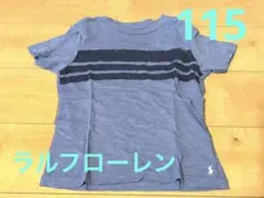 ラルフローレン キッズ 半袖 Tシャツ カットソートップス 115 ポロ ブルー