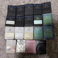 PS1＋PS2 メモリーカード 19個セット ジャンク
