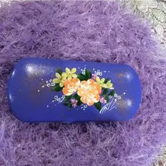 手描きメガネケース