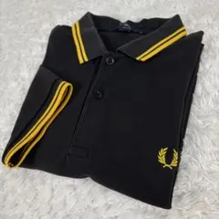 フレッドペリー M3600 ポロシャツ ブラウン　茶　紺　白　M 半袖 鹿の子 FRED PERRY（フレッドペリー） ポロシャツ 半袖 メンズ ツイン