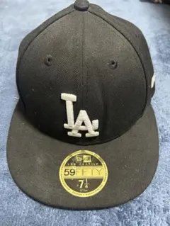 New Era 59FIFTY ブラックキャップ 7 1/4
